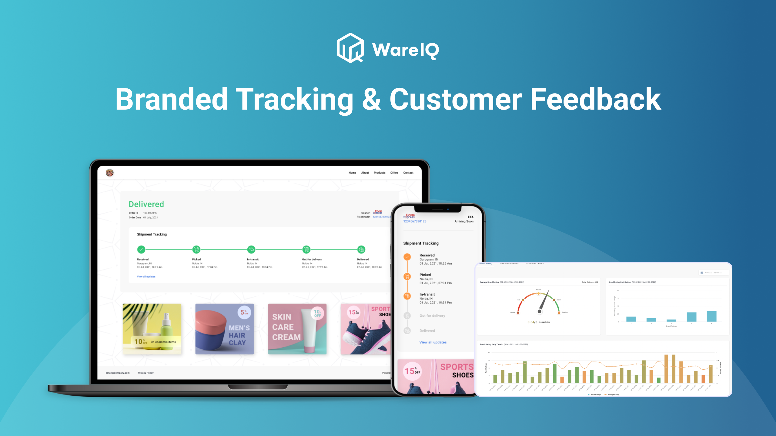 New Feature Launch: WareIQ Branded Tracking & Customer Feedback