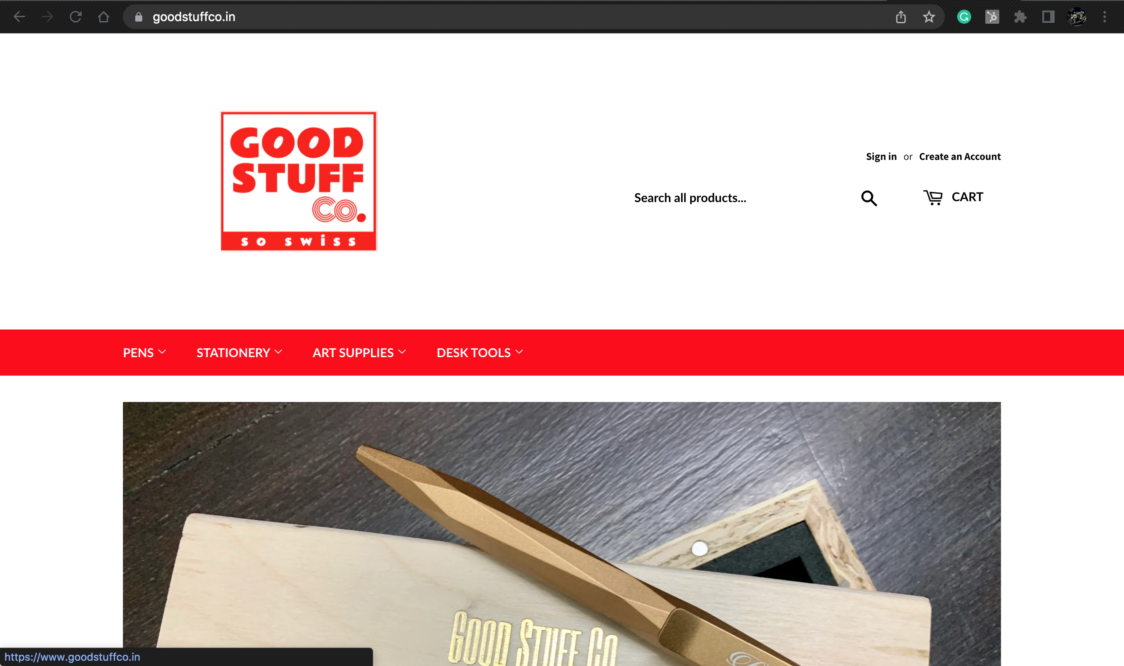 shopify websites_goodstuffofficial.com