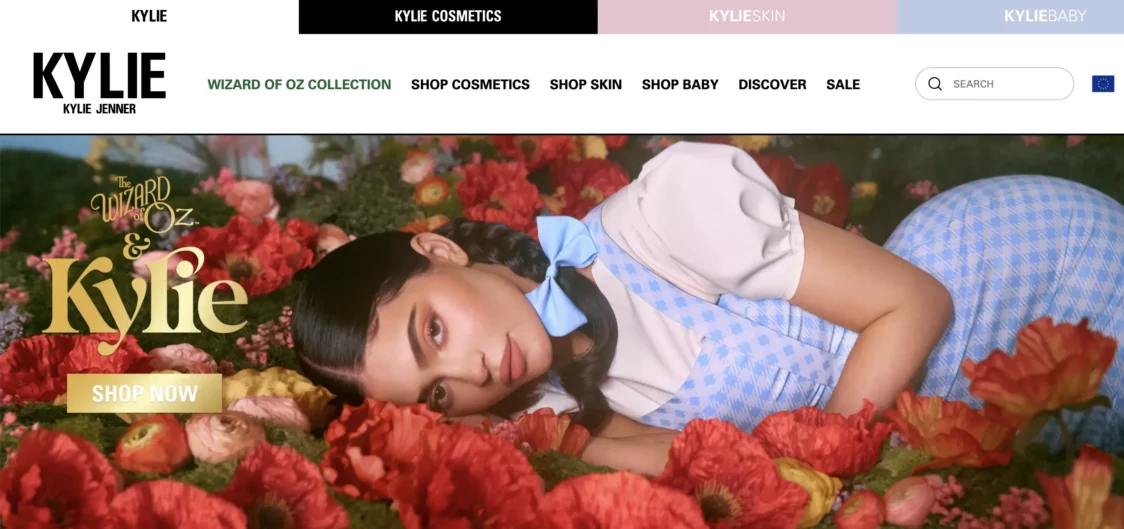 shopify plus sites_kylie