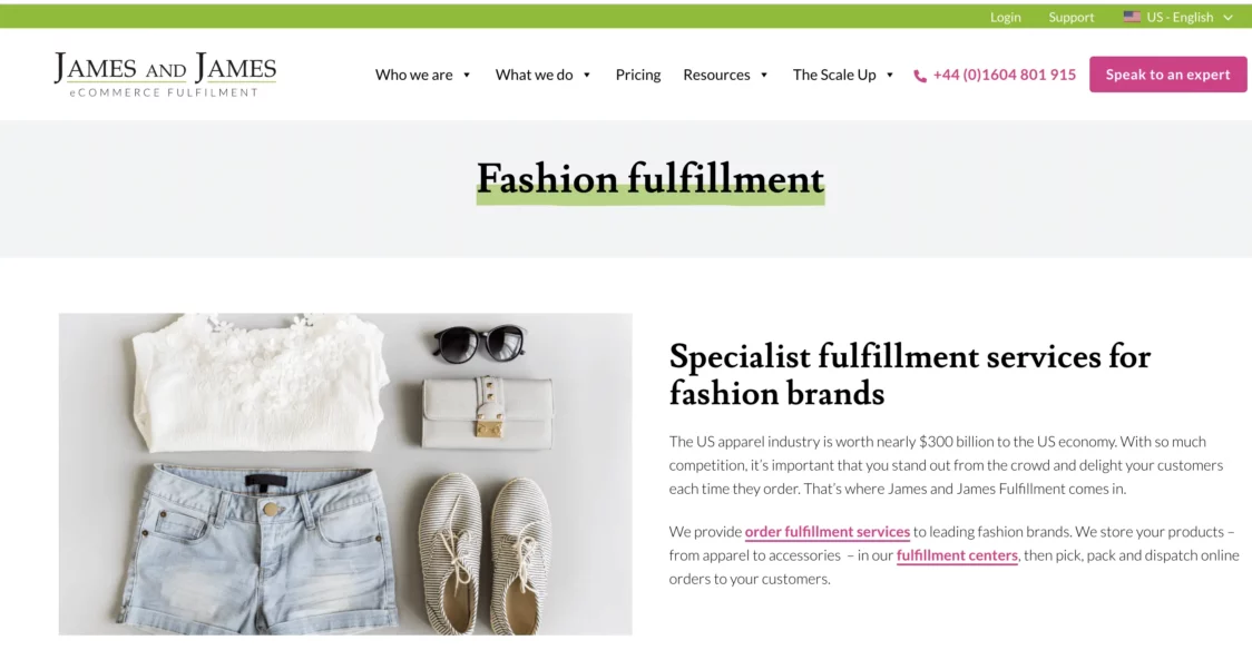 fashion & lifestyle fulfillment services